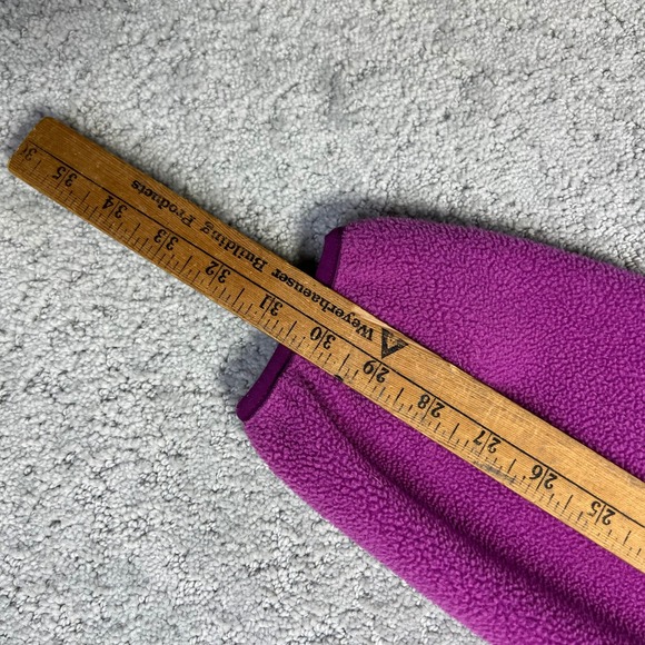 The North Face Denali Jacket Wmns XL Pink Purple Hooded Fleece Polartec Recycled - Picture 14 of 15